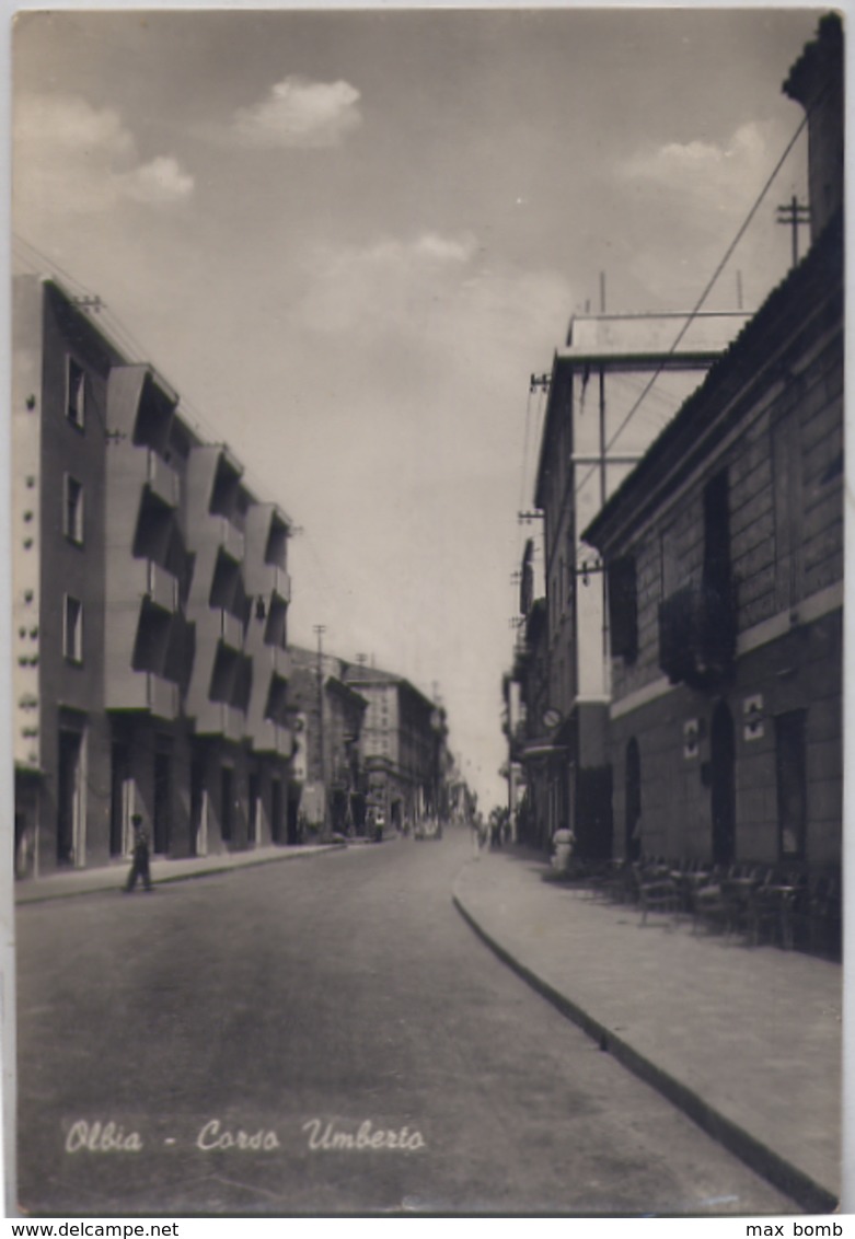 1955 OLBIA - CORSO UMBERTO - N0881 - Olbia