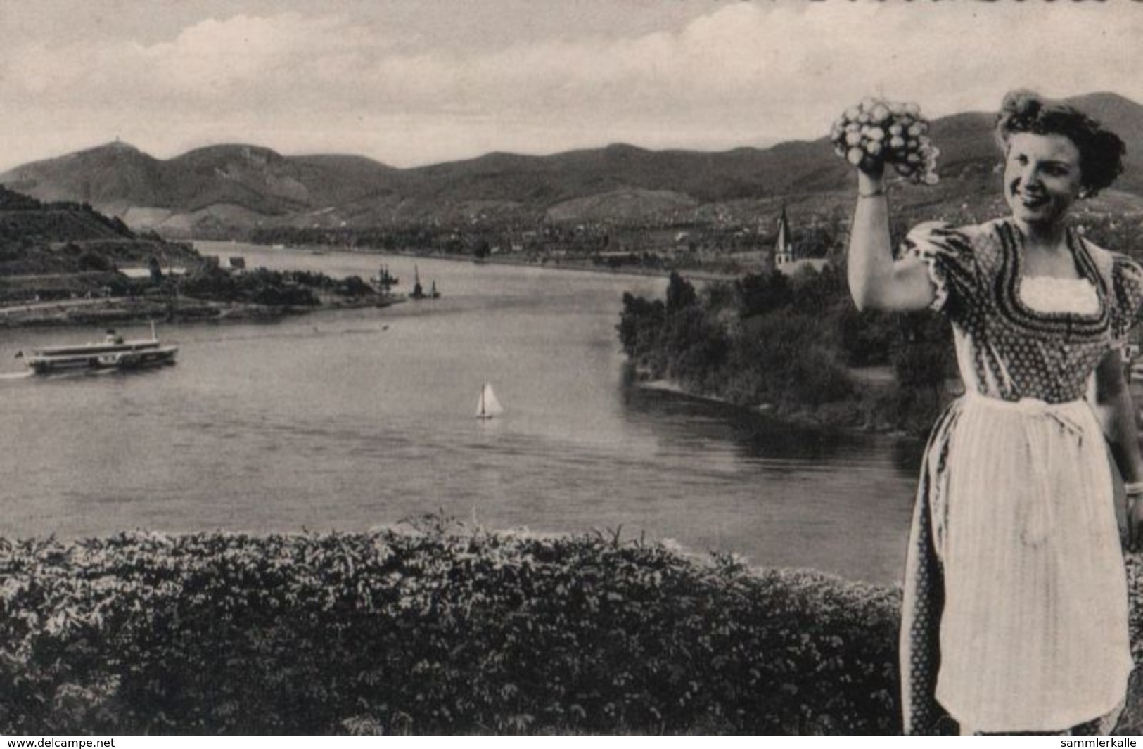 Unkel - Rhein Mit Siebengebirge - Ca. 1955 - Neuwied