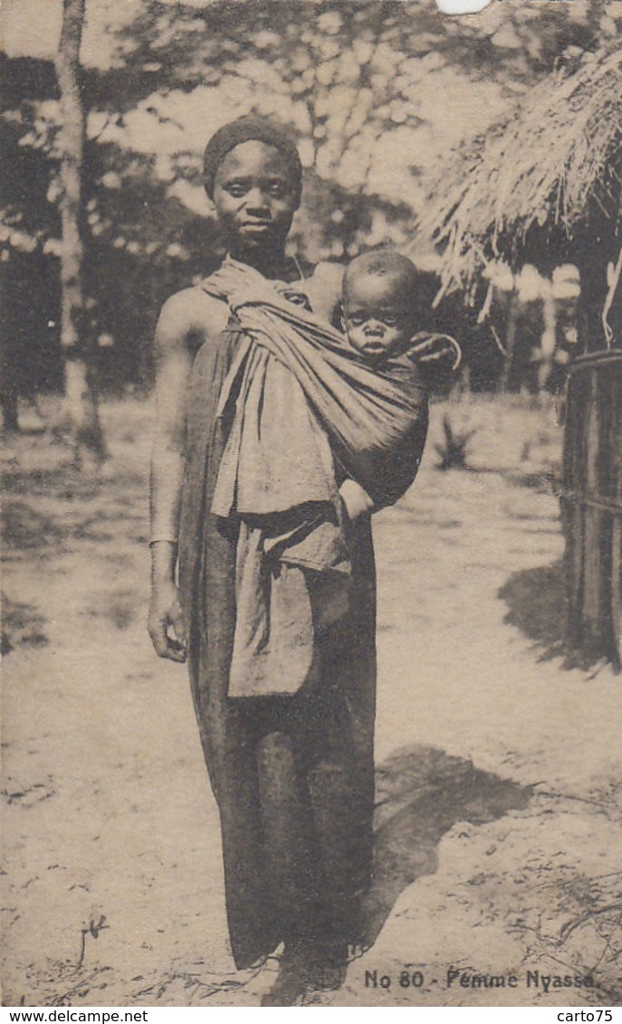 Malawi - Femme Et Son Bébé - Tribu Nyassa - Nells N° 80 - Malawi