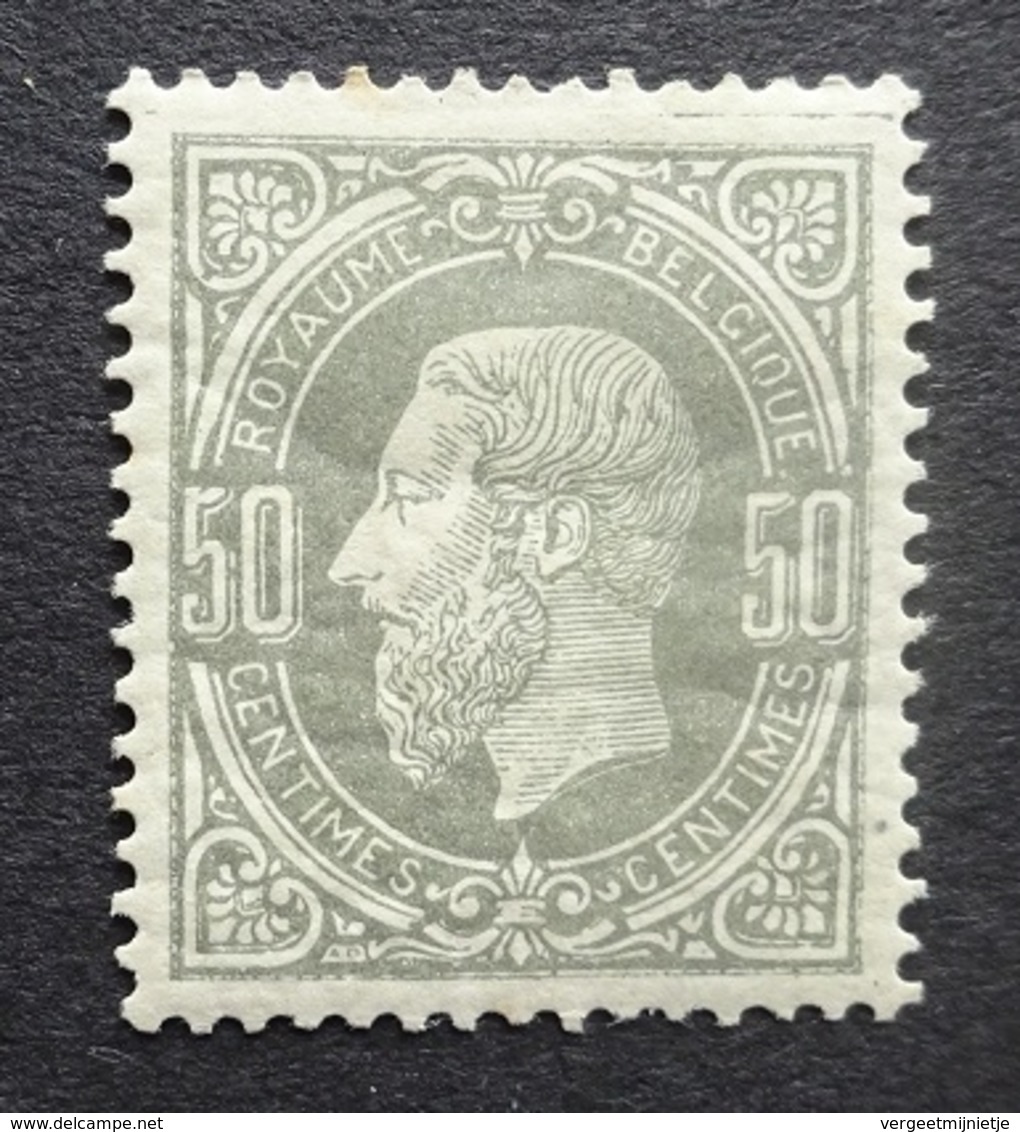 BELGIE  1869   Nr. 35     Scharnier *    CW  390,00 - 1869-1883 Léopold II