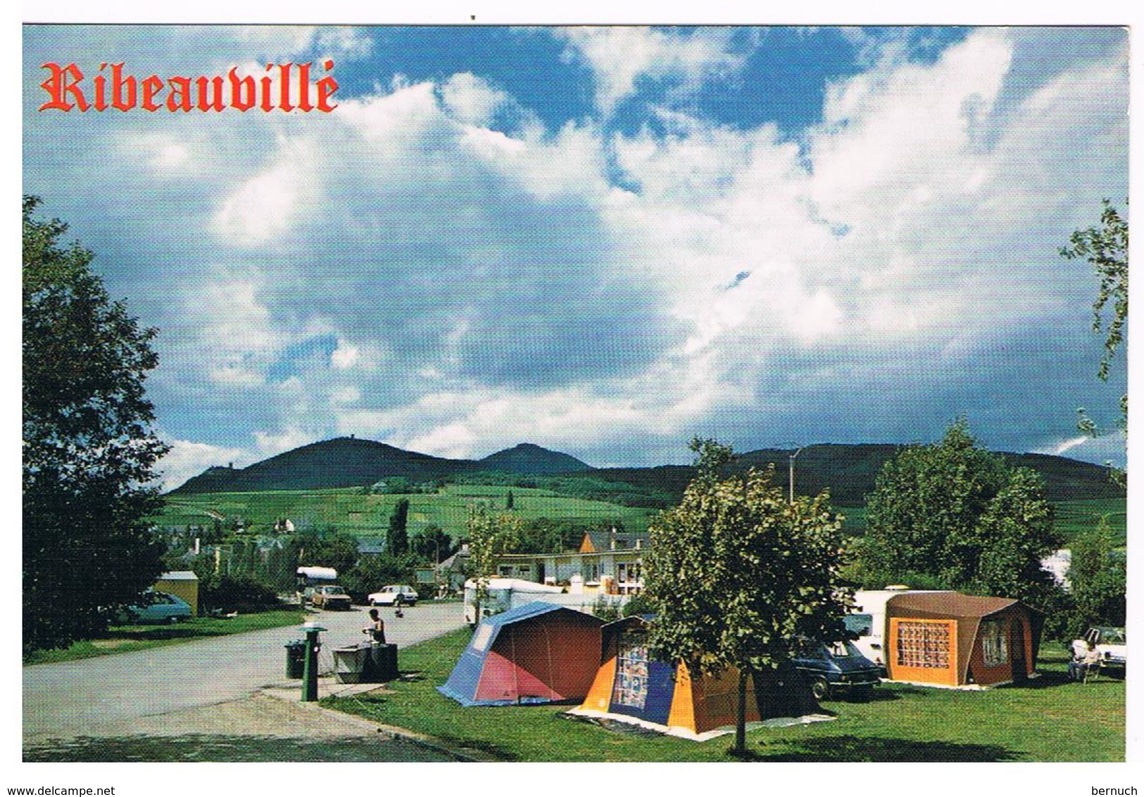 CPSM RIBEAUVILLE Camping - Other & Unclassified