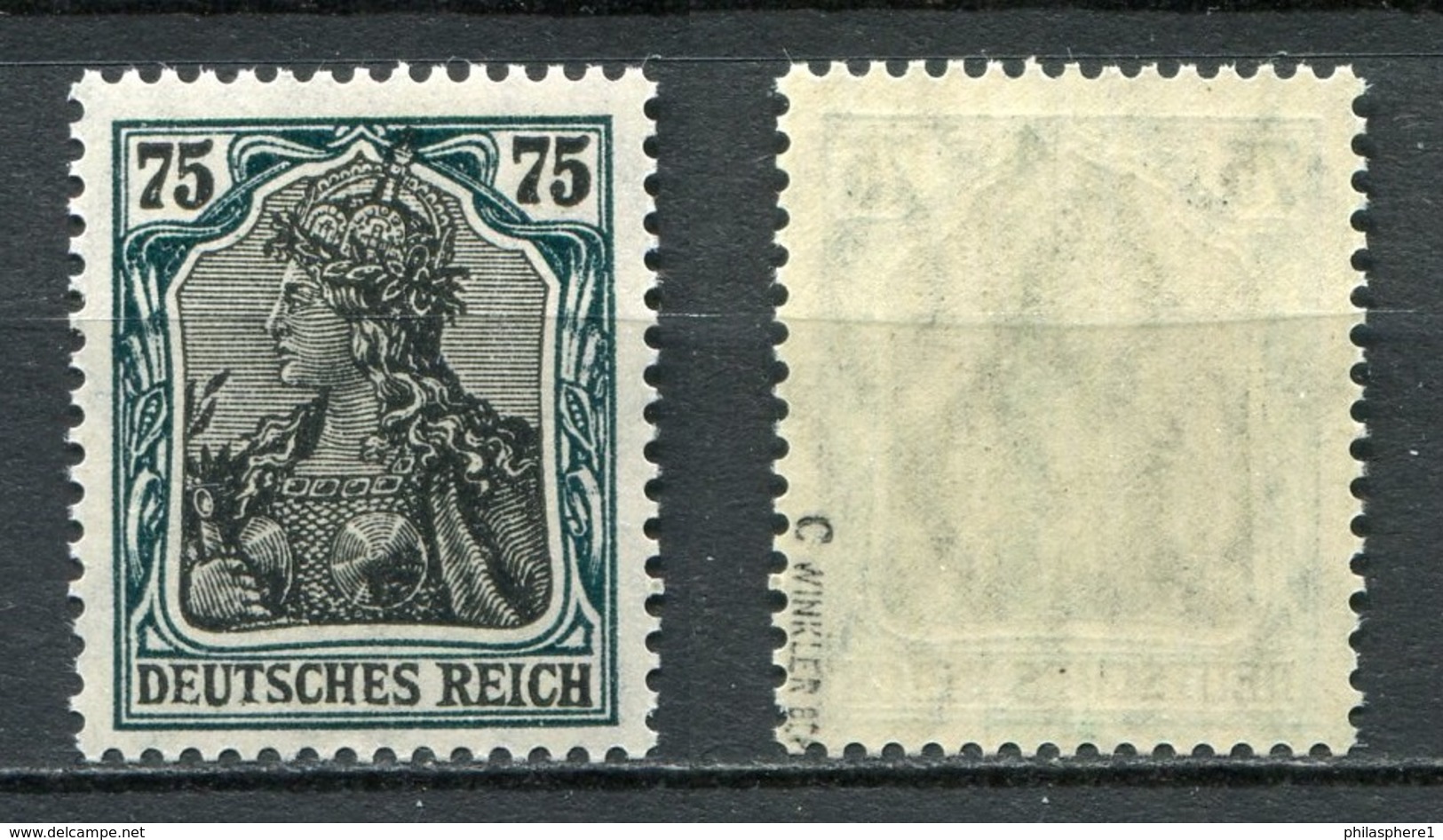 Deutsches Reich Nr.104 C Gepr.Winkler BPP        **  MNH       (3456) - Ungebraucht