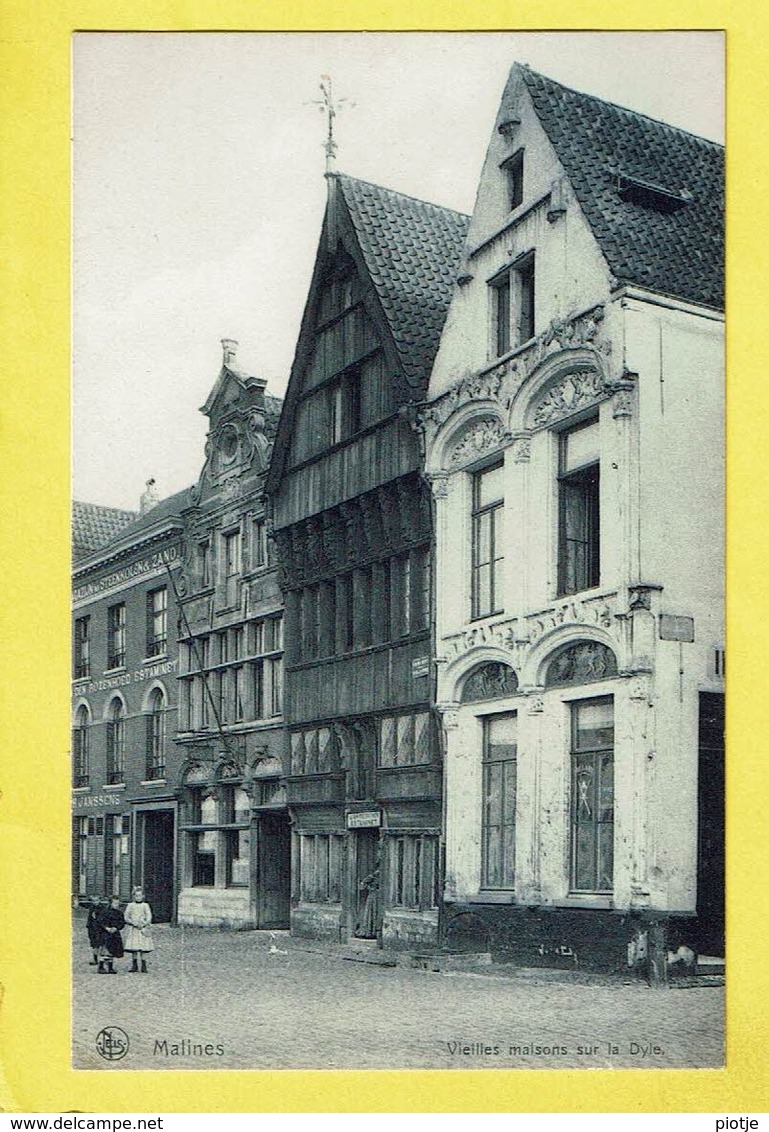 * Mechelen - Malines (Antwerpen) * (Nels, Série Malines, Nr 38) Vieilles Maisons Sur La Dyle, Estaminet Den Rozenhoed - Malines