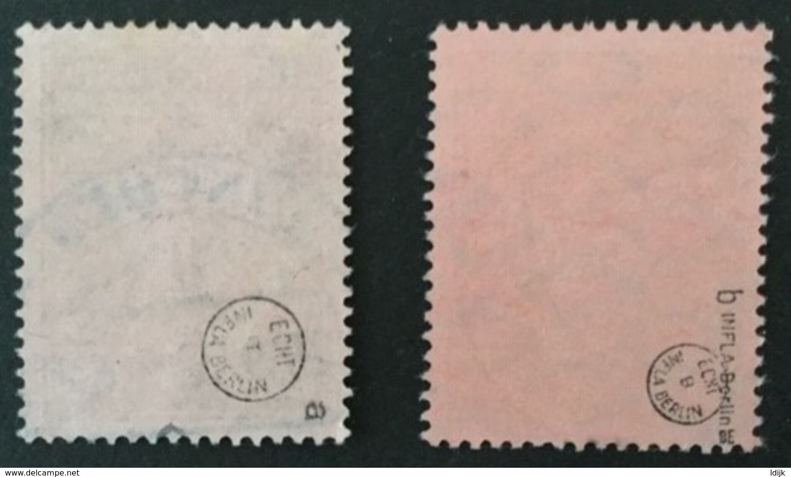 1922 Deutsche Gewerbeschau München Mi. 204a , 204b Beide Infla-geprüft - Used Stamps