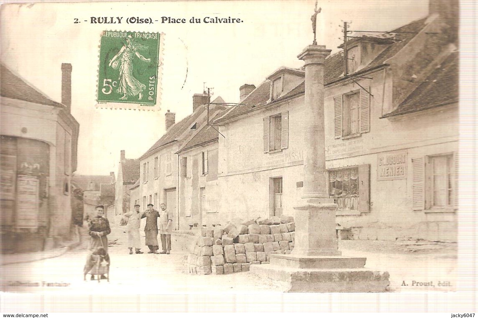 60 - Rully (oise) - Place Du Calvaire - Autres & Non Classés