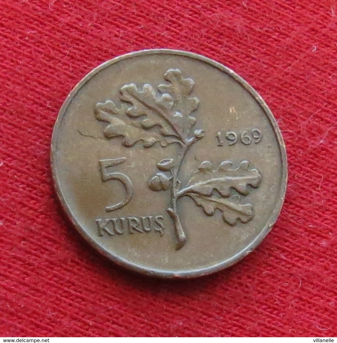 Turkey 5 Kurus 1969 KM# 890.2  Turquia Turquie Turchia Türkei - Turquia