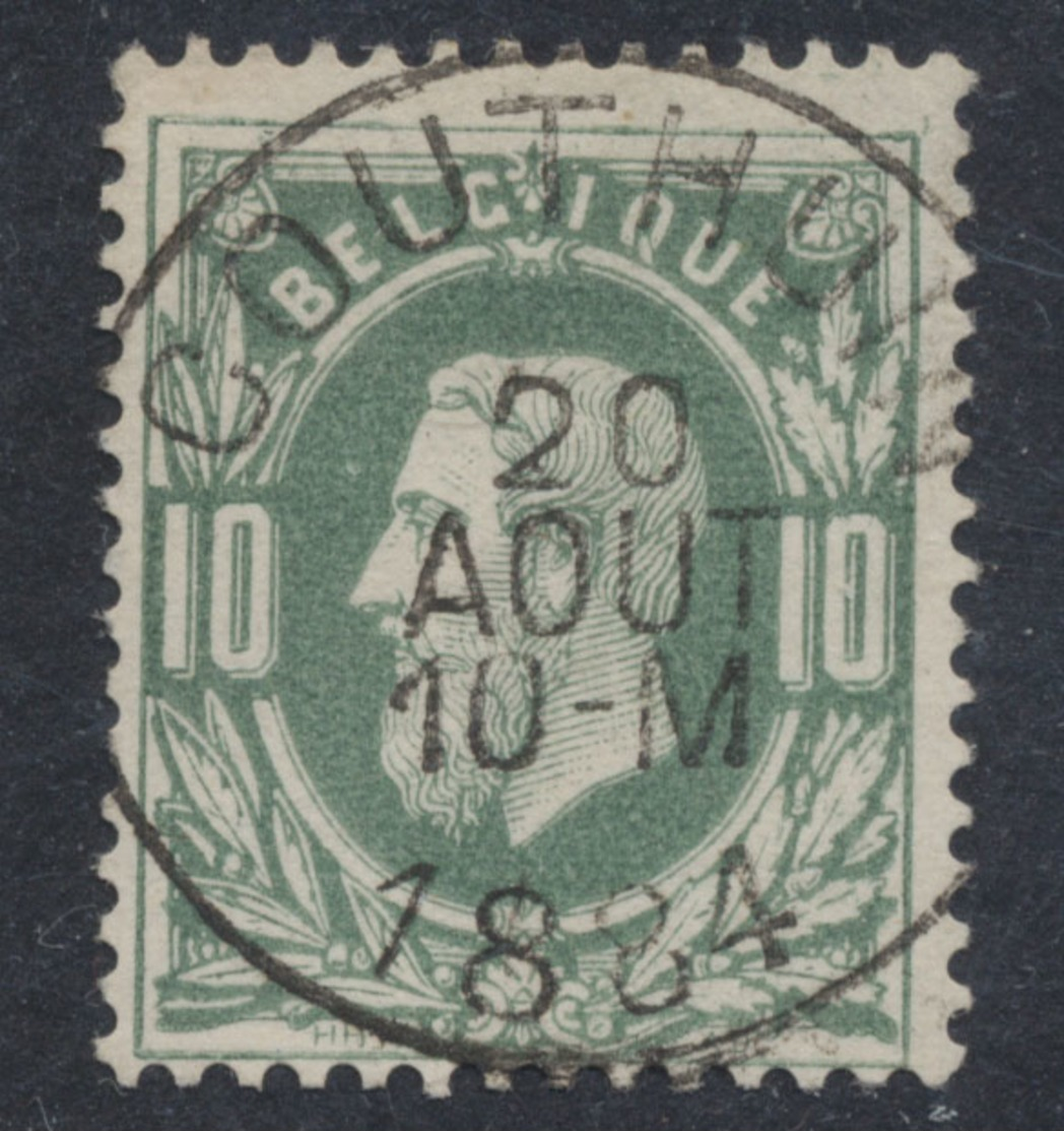 émission 1869 - N°30 Obl Simple Cercle "Couthuin". TB - 1869-1883 Leopold II