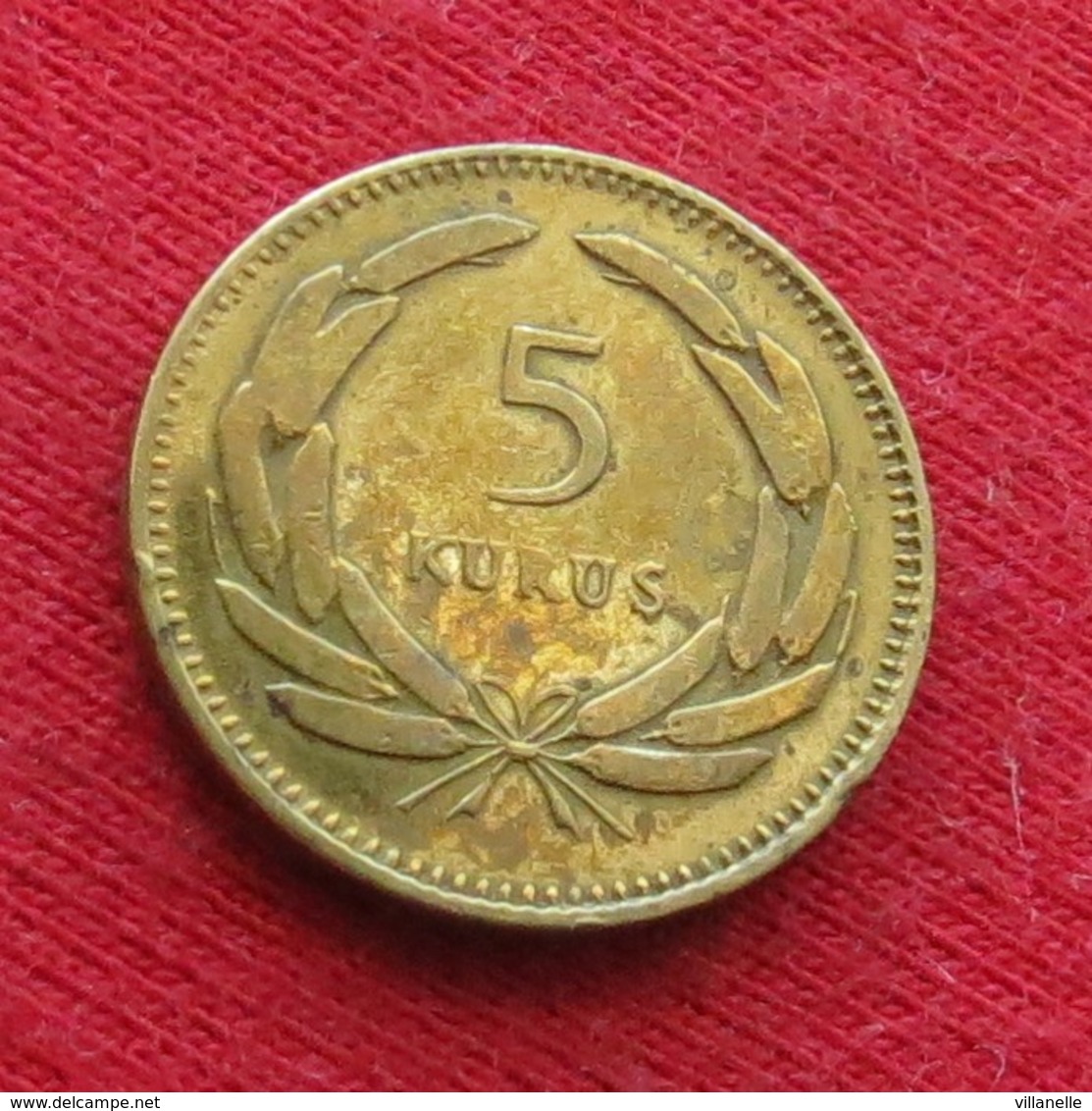 Turkey 5 Kurus 1949 KM# 887  Turquia Turquie - Turquia