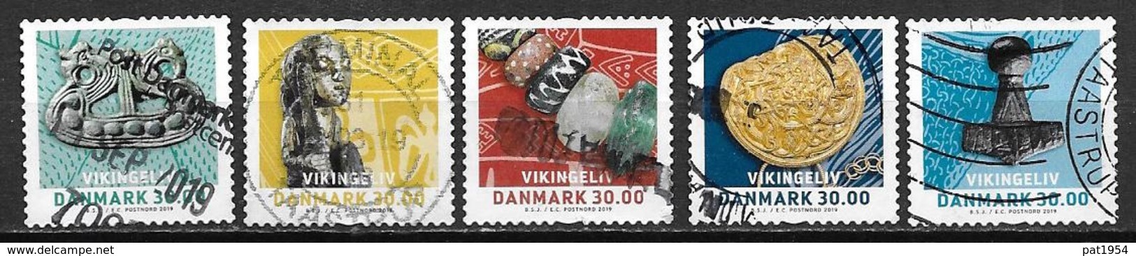 Danemark 2019 Série Oblitérée Vikings - Gebraucht