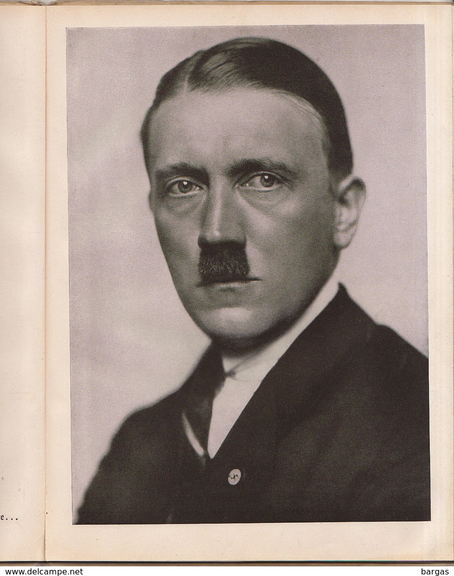 Livre 1939 "das Antlitz Des Führers" Les Visages Du Fuhrer Hitler - German