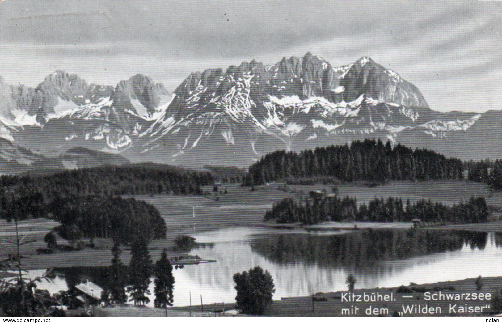 KITZBUHEL-SCHWARZSEE MIT DEM WILDEN KAISER-1931 - Kitzbühel