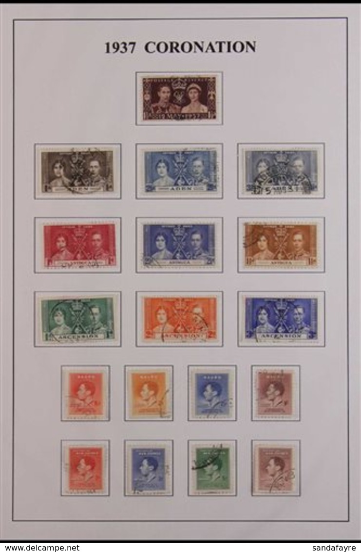 1937 CORONATION VERY FINE USED  Complete Omnibus Collection From GB And The Br Empire (202 Stamps) For More Images, Plea - Autres & Non Classés