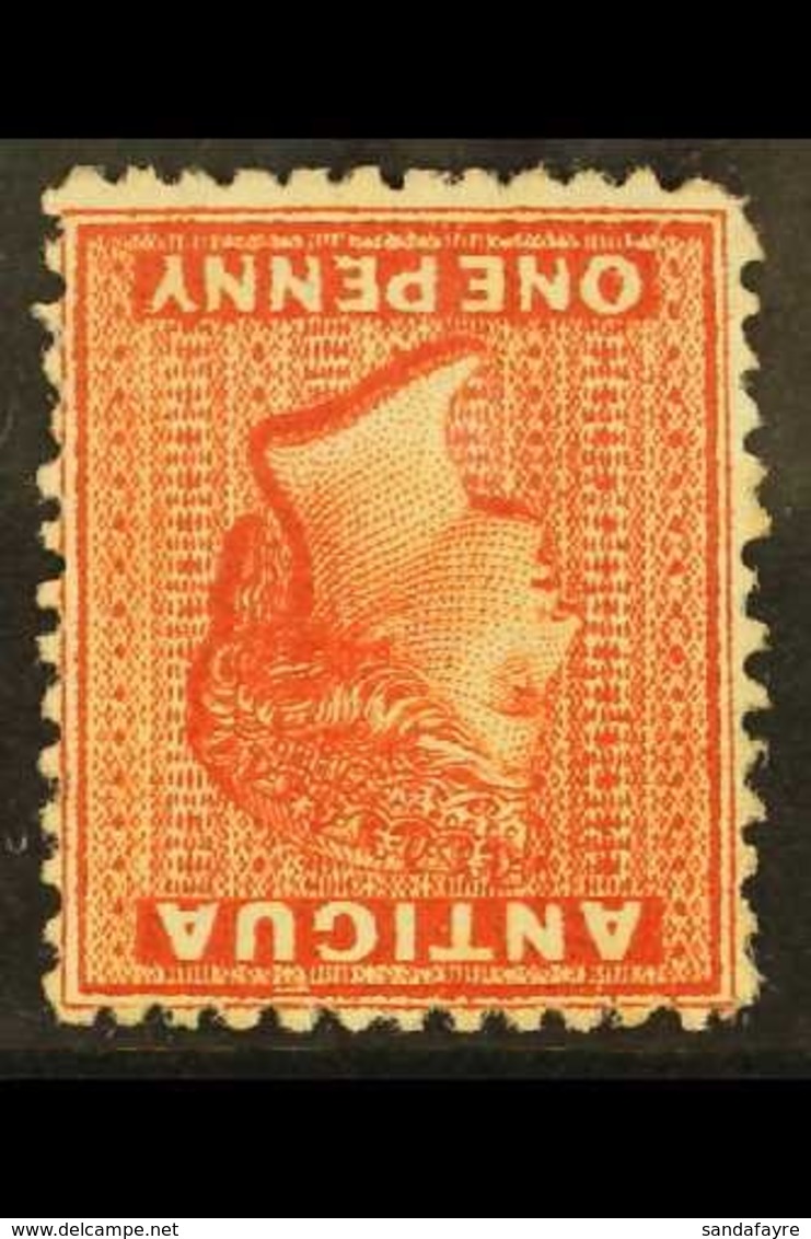 1872  1d Scarlet, Watermark Crown CC, Perf 12½, With Watermark Inverted, SG 14w, Very Fine Mint. For More Images, Please - Sonstige & Ohne Zuordnung