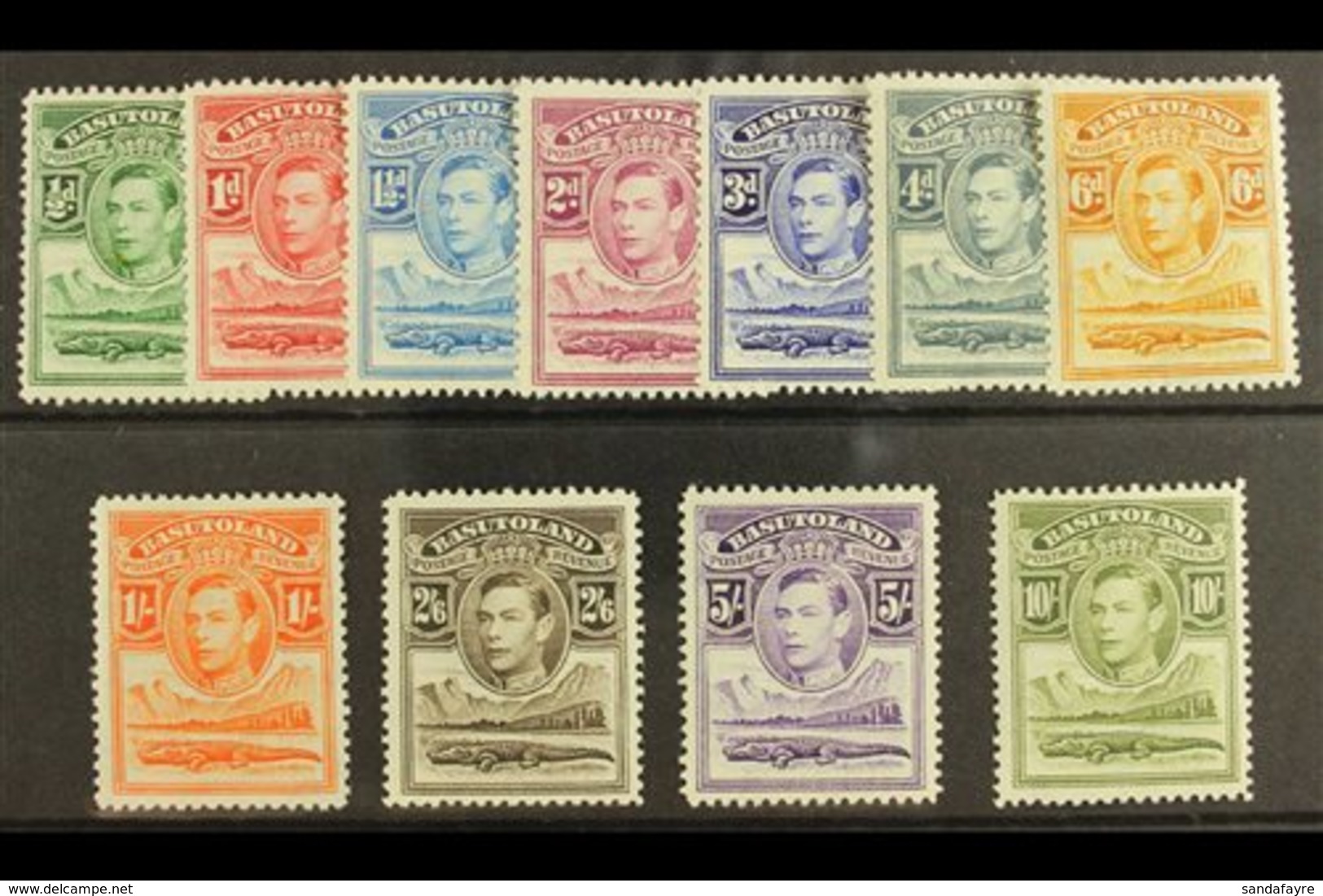 1938  Complete Definitive Set, SG 18/28, Very Fine Mint. (11 Stamps) For More Images, Please Visit Http://www.sandafayre - Other & Unclassified