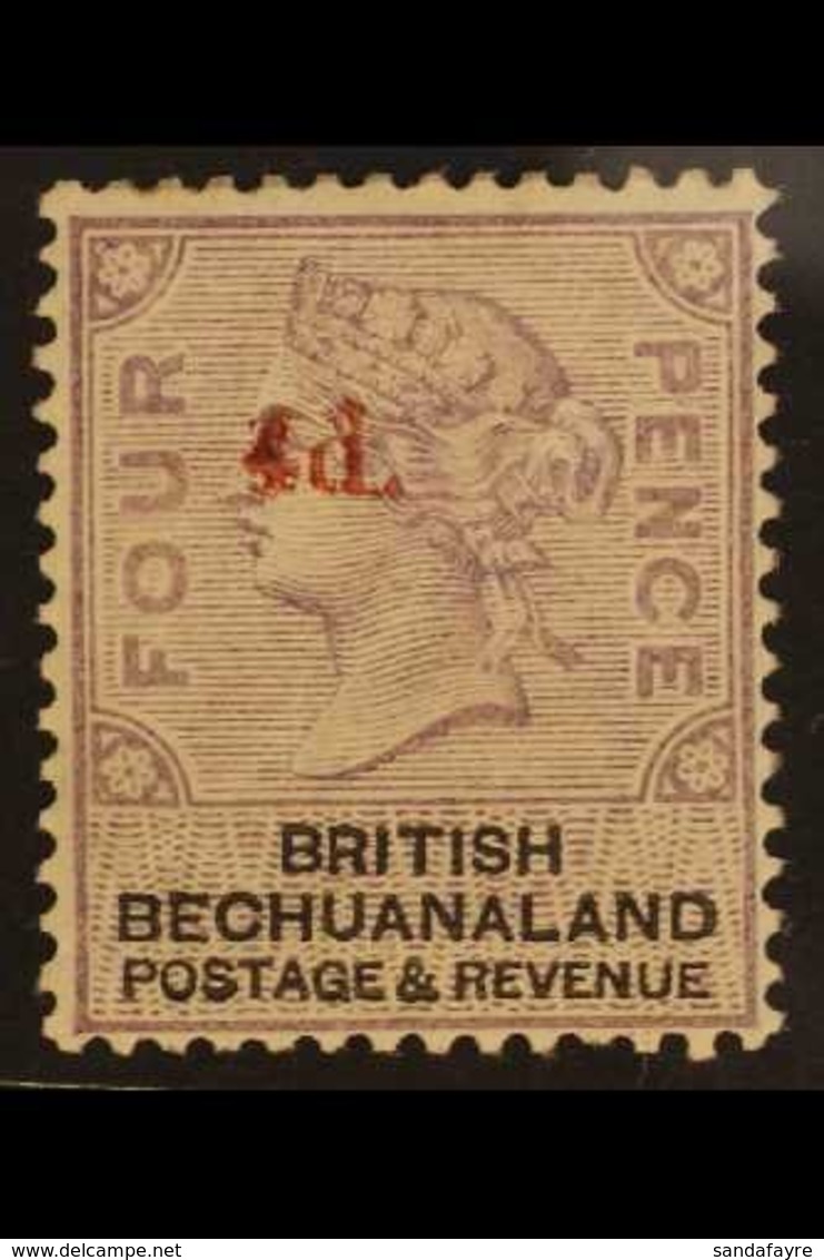 1888  4d On 4d Lilac & Black, SG 25, Mint, Part Original Gum, Light Diagonal Crease - Visible On Reverse. For More Image - Other & Unclassified