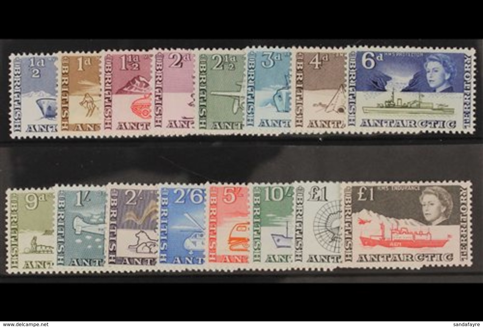 1963-69  Complete Pictorial Set, SG 1/15a, Superb Never Hinged Mint. (16 Stamps) For More Images, Please Visit Http://ww - Other & Unclassified