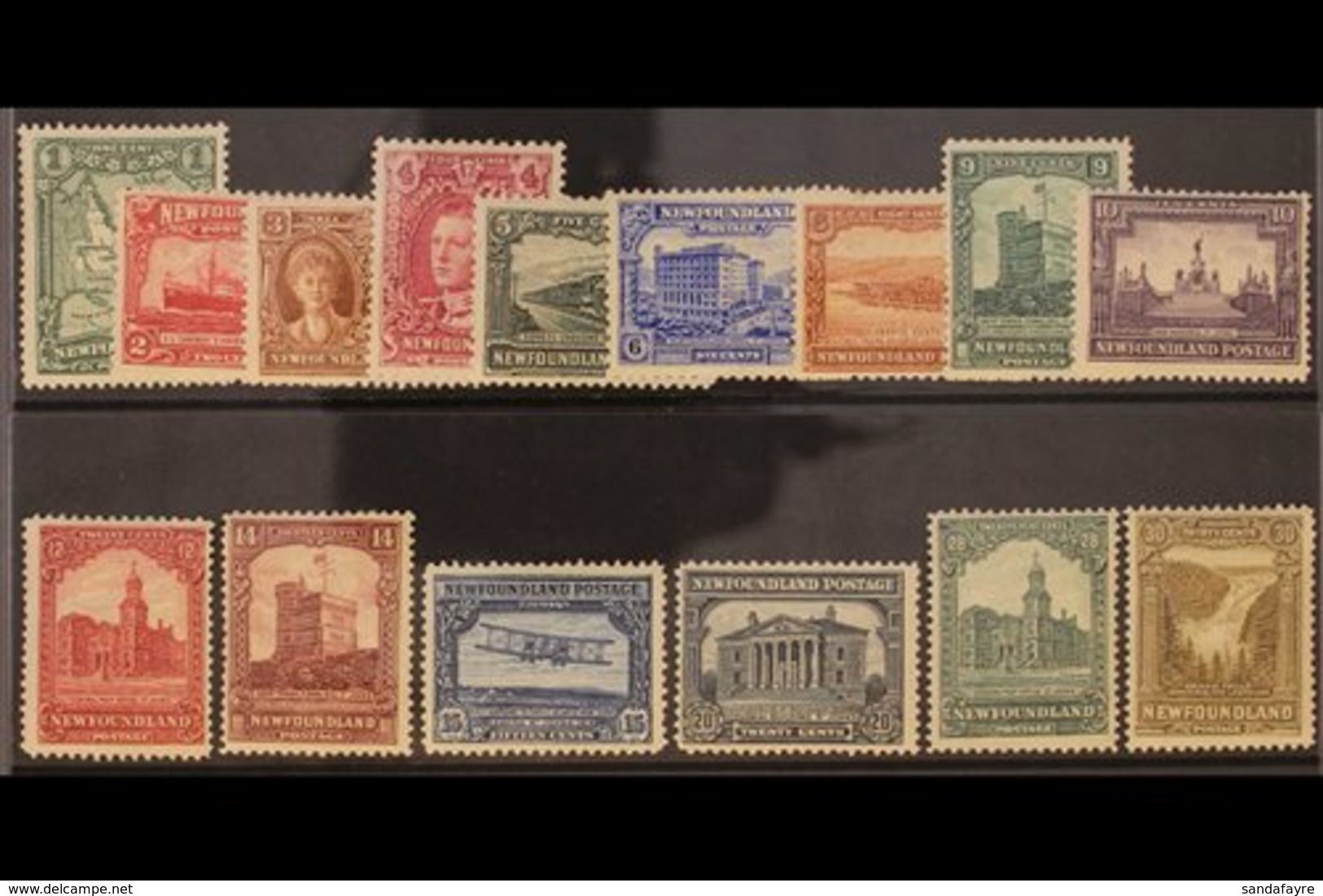 1928-29  Publicity Issue Complete Set, SG 164/78, Very Fine Mint. (15 Stamps) For More Images, Please Visit Http://www.s - Sonstige & Ohne Zuordnung
