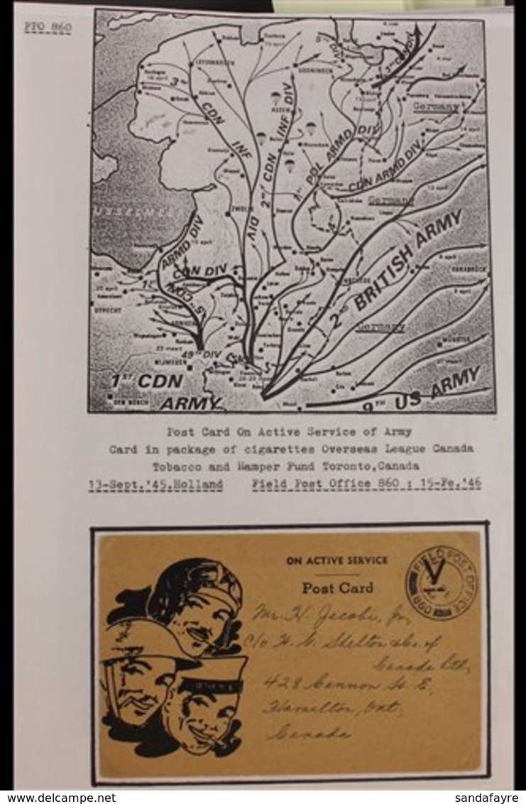 FIELD POST OFFICES COLLECTION.  1941-2006. A Most Interesting Collection Of Covers & Cards, The Majority Bearing WWII Ce - Other & Unclassified