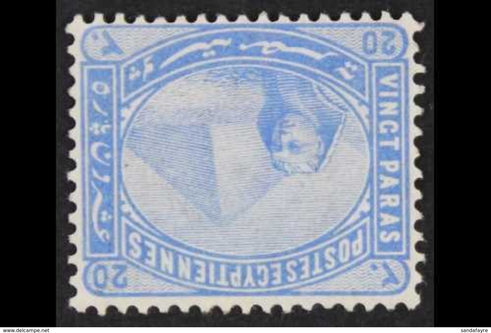 1879  20pa Pale Blue, Watermark Inverted, SG 46w, Fine Mint. For More Images, Please Visit Http://www.sandafayre.com/ite - Sonstige & Ohne Zuordnung
