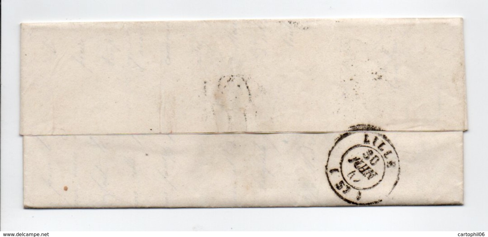 - Lettre CAMBRAI Pour LILLE (Nord) 30 JUIN 1847 - Taxe Manuscrite 3 Décimes - - 1801-1848: Précurseurs XIX