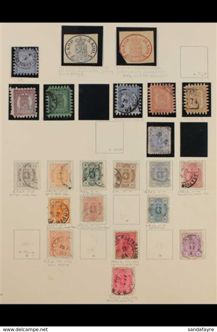 1856-1948 MINT AND USED COLLECTION  On Album Pages. With 1856-58 5k Blue Unused (a Couple Of Dealers' Marks On Reverse), - Andere & Zonder Classificatie