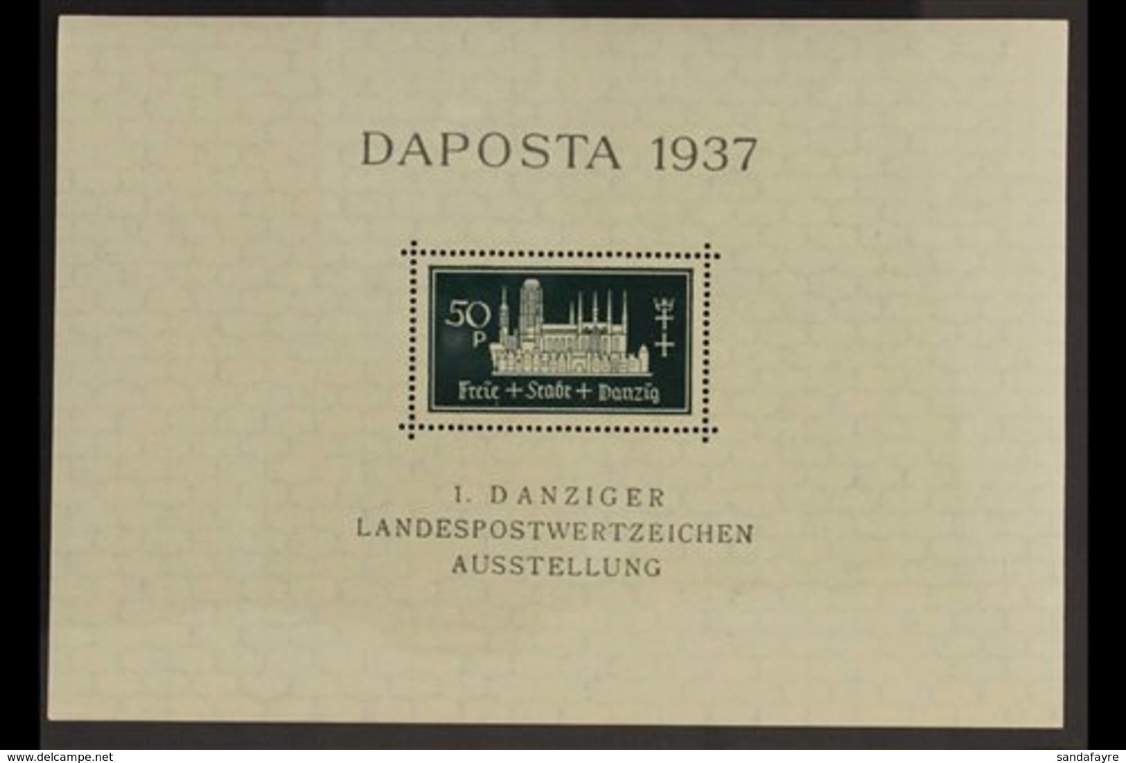 1937  DAPOSTA Mini-sheets all Four Shades, Michel Bl 1a/b & 2a/b, Never Hinged Mint, Fresh. (4 M/S's) For More Images, P - Other & Unclassified