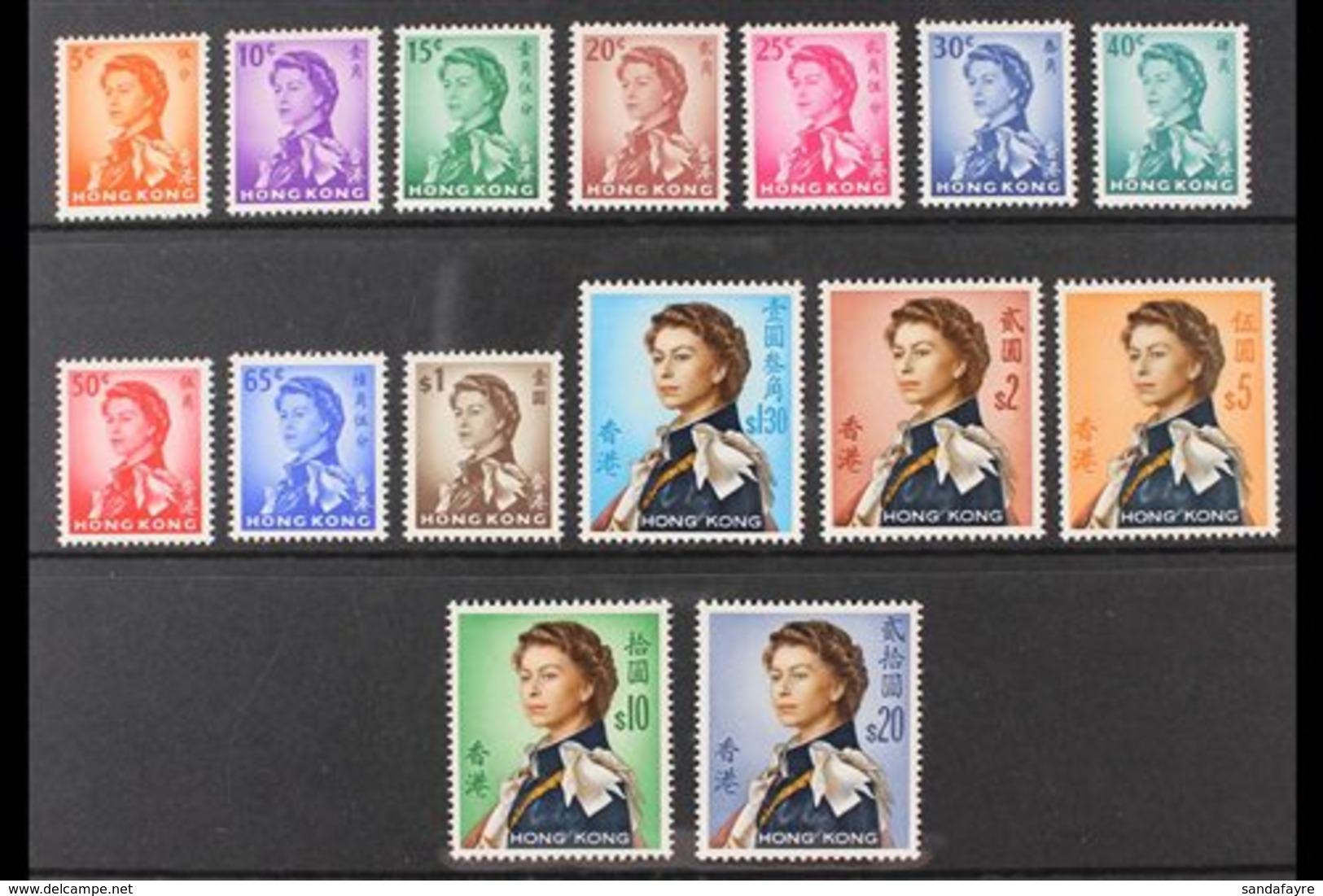 1962-73  Annigoni Complete Set, SG 196/210, Superb Mint, Fresh. (15 Stamps) For More Images, Please Visit Http://www.san - Andere & Zonder Classificatie