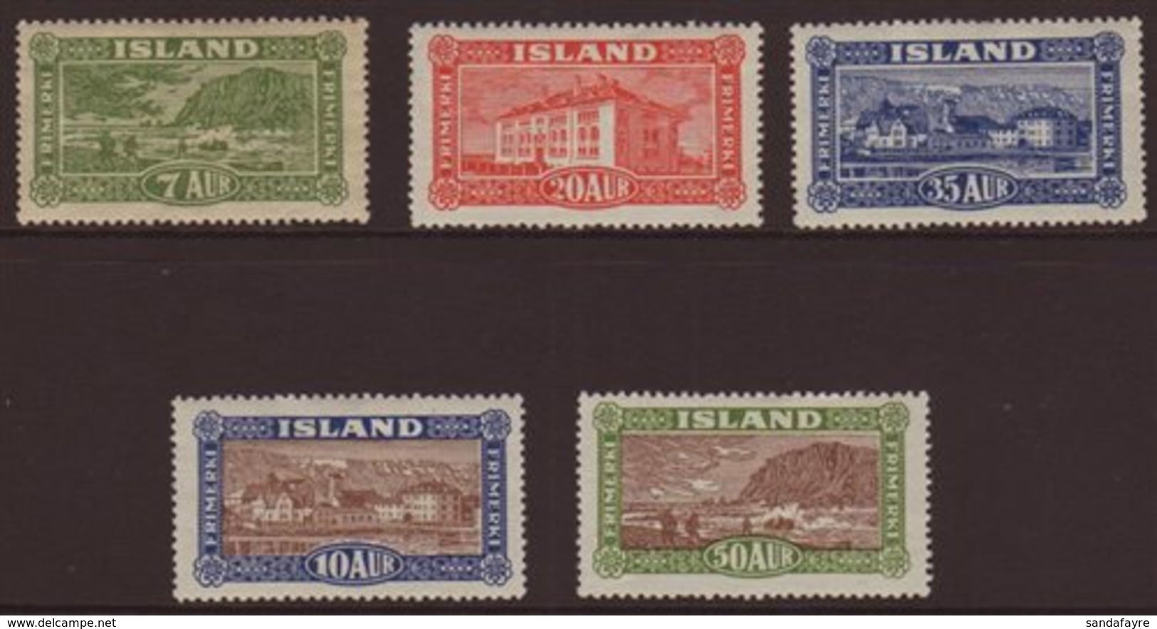 1925  Complete Pictorial Set, SG 151/155 Or Michel 114/118, Very Fine Mint. (5 Stamps) For More Images, Please Visit Htt - Other & Unclassified