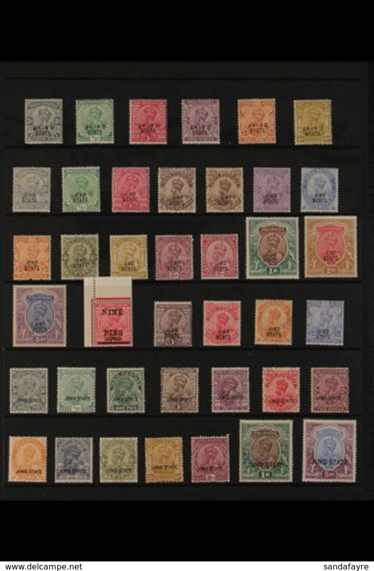 JIND  1913-1937 KGV ATTRACTIVE MINT COLLECTION With 1913-1927 Complete Basic Run (SG 58/83), Plus 1927-37 Most Values To - Other & Unclassified