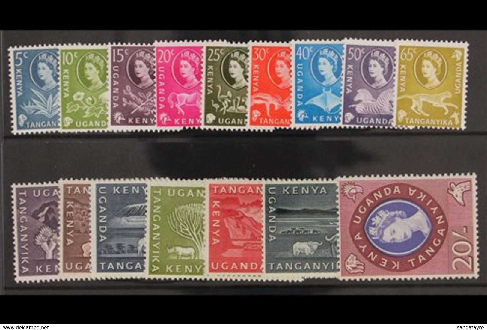 1960-62  Complete Definitive Set, SG183/198, Fine Never Hinged Mint. (16 Stamps) For More Images, Please Visit Http://ww - Vide