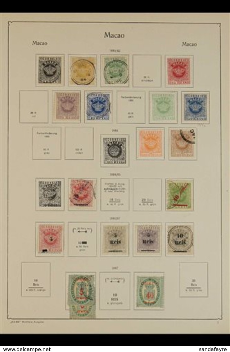 1884-1925 ATTRACTIVE COLLECTION ON PRINTED PAGES  Mint And Used, Mostly Fine And Fresh Condition. With 1884-85 "Crown" R - Other & Unclassified