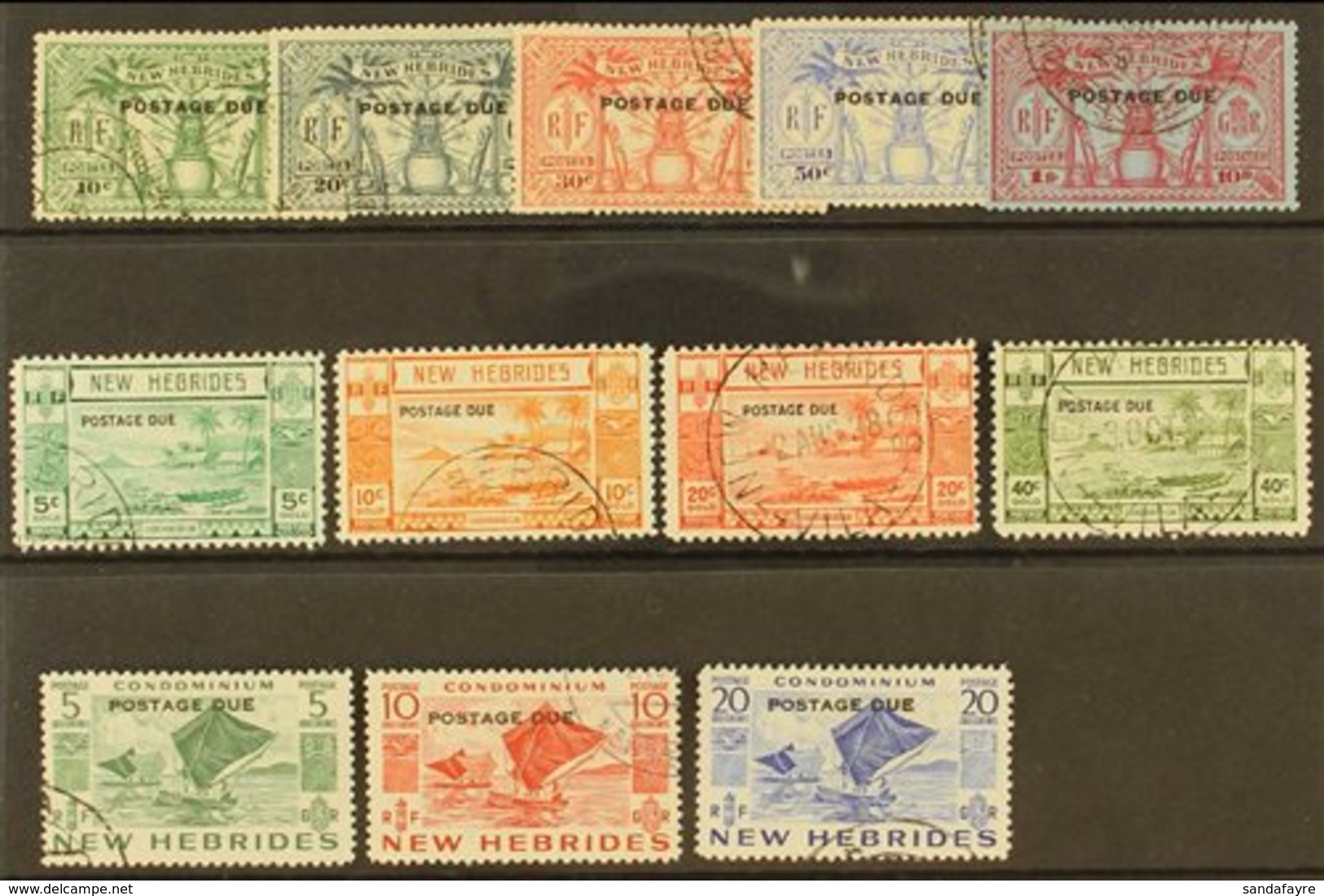 POSTAGE DUES  FINE USED GROUP Incl. 1925 Set,  1938 Set To 40c,  1953 5c, 10c & 20c, SG D1/5, D6/9, D11/13, Very Fine Us - Sonstige & Ohne Zuordnung