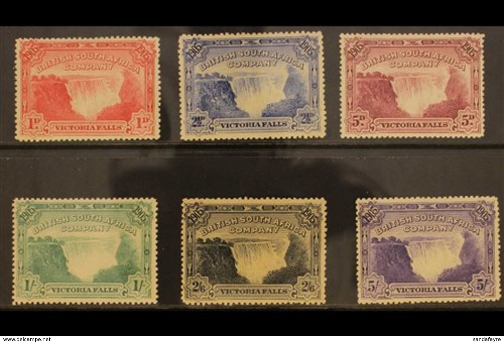 1905  Opening Of Victoria Falls Bridge Complete Set, SG 94/99, Fine Mint With Good Colours. (6 Stamps) For More Images,  - Andere & Zonder Classificatie
