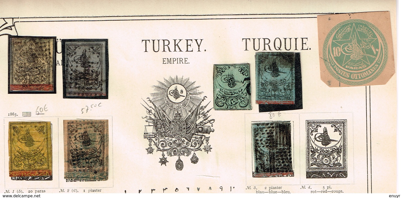 Turquie. Ancienne Collection. Old Collection Alstsammlung Oude Verzameling - Verzamelingen (zonder Album)