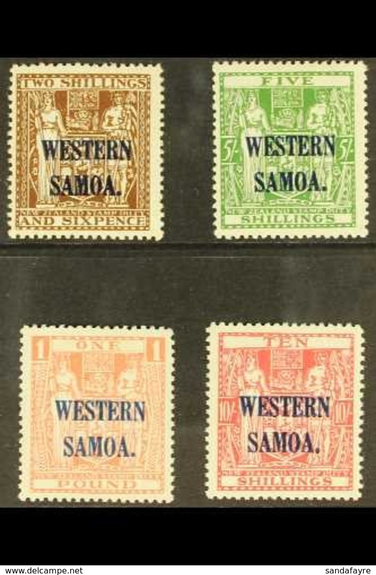 1945-53  2s 6d - £1 Postal Fiscals, SG 207/10, Very Fine Mint. (4 Stamps) For More Images, Please Visit Http://www.sanda - Samoa