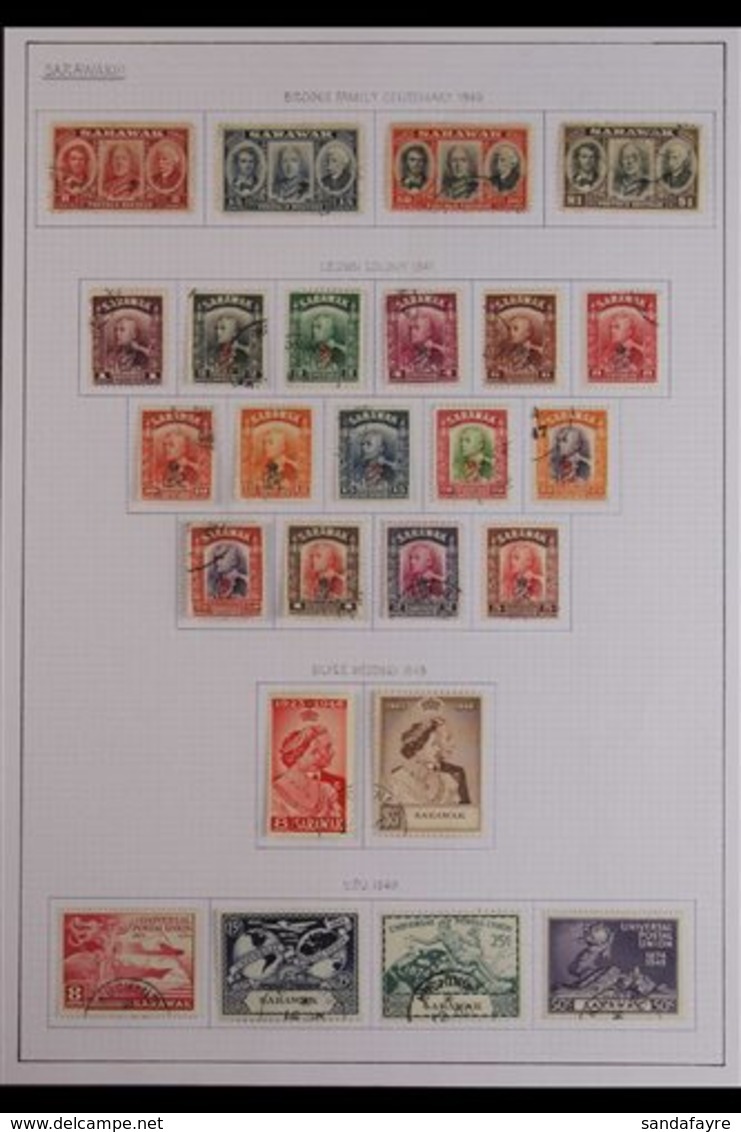 1946-1953 COMPLETE FINE USED  A Complete Run From 1946 Centenary Set Through To 1953 Coronation, SG 146/87. Lovely! (42  - Sarawak (...-1963)