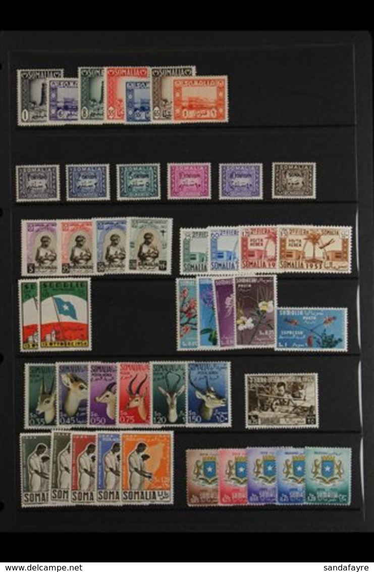 ITALIAN TRUST  TERRITORY  1950-1960 NEVER HINGED MINT All Different Collection. With 1950 Definitives Range To 1s, 1950  - Somalië (1960-...)