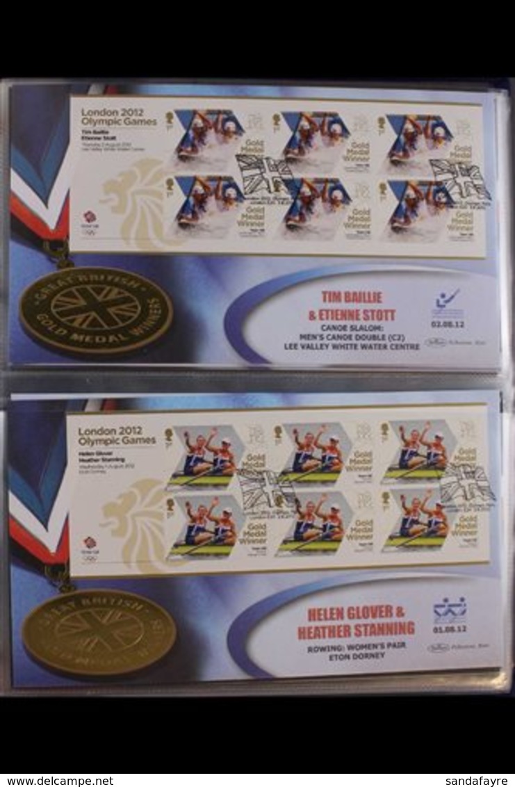 2012 GOLD MEDAL WINNERS FDC COLLECTION  A Complete Collection Of Benham "BLCS 548" Series Limited Edition Covers In A "B - Andere & Zonder Classificatie