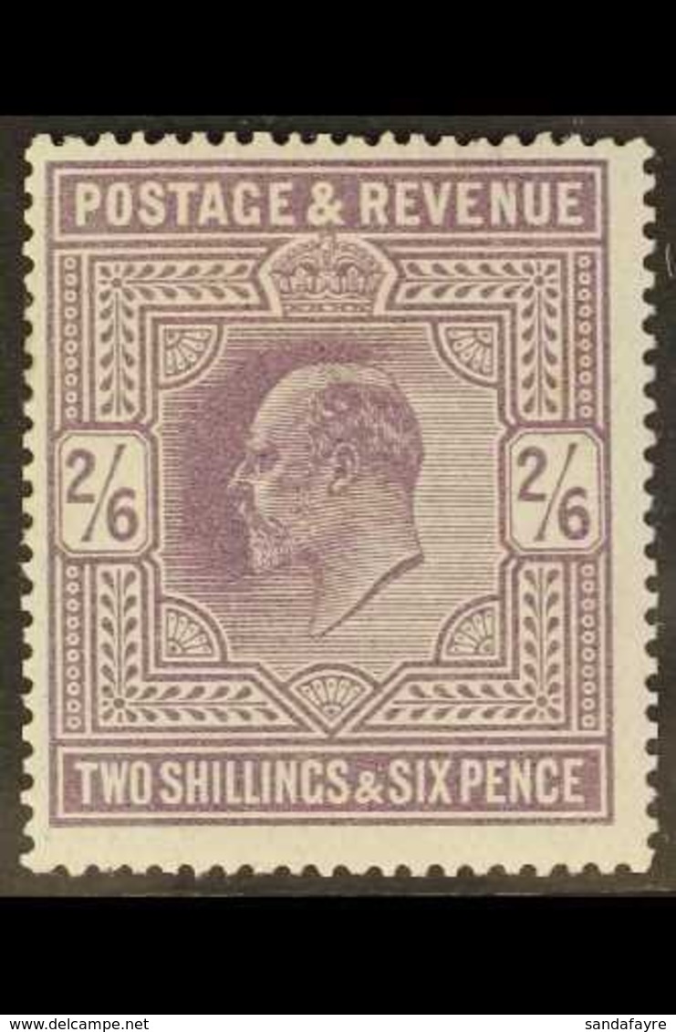 1911-13  2s6d Dull Greyish Purple, Somerset House Printing, SG 315, Fine Mint, Lightly Hinged. For More Images, Please V - Unclassified