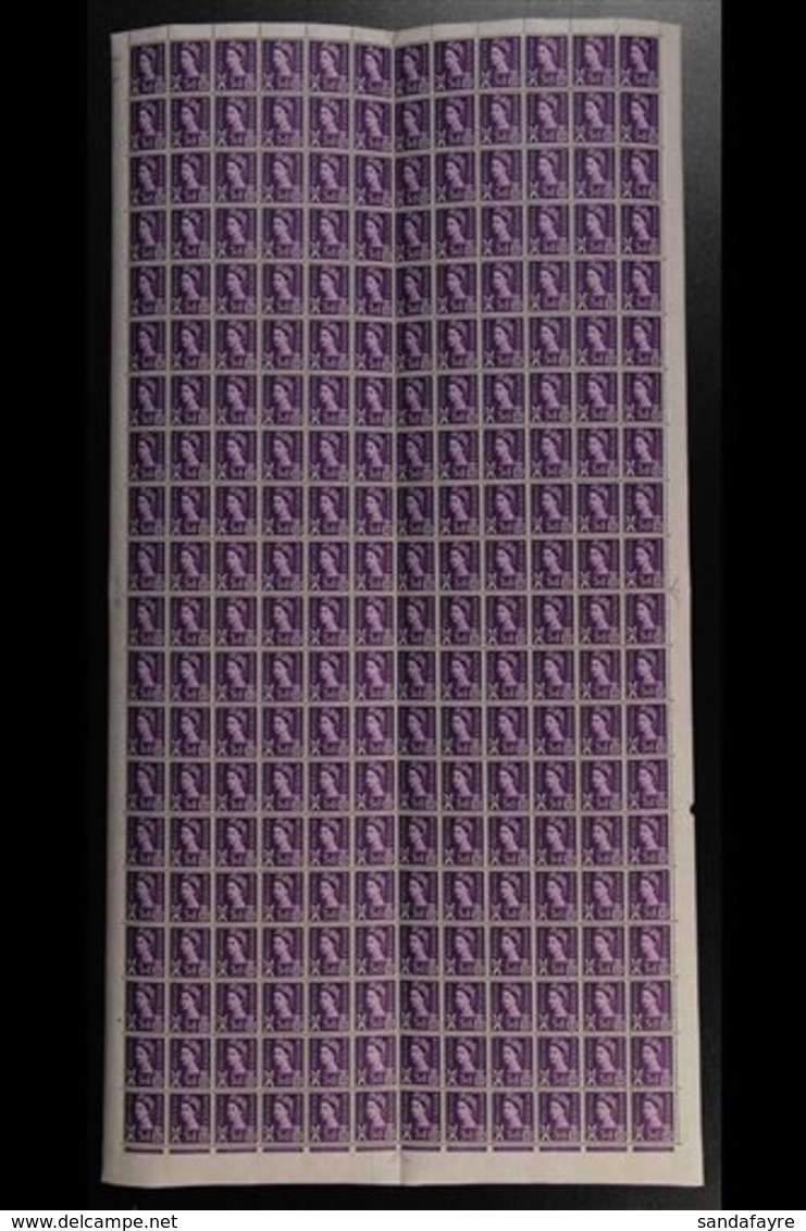 1963 SCOTLAND NHM COMPLETE SHEET - CAT £1500.  A Lovely Complete Sheet Of The Scotland 3d Deep Lilac Regional Definitive - Autres & Non Classés