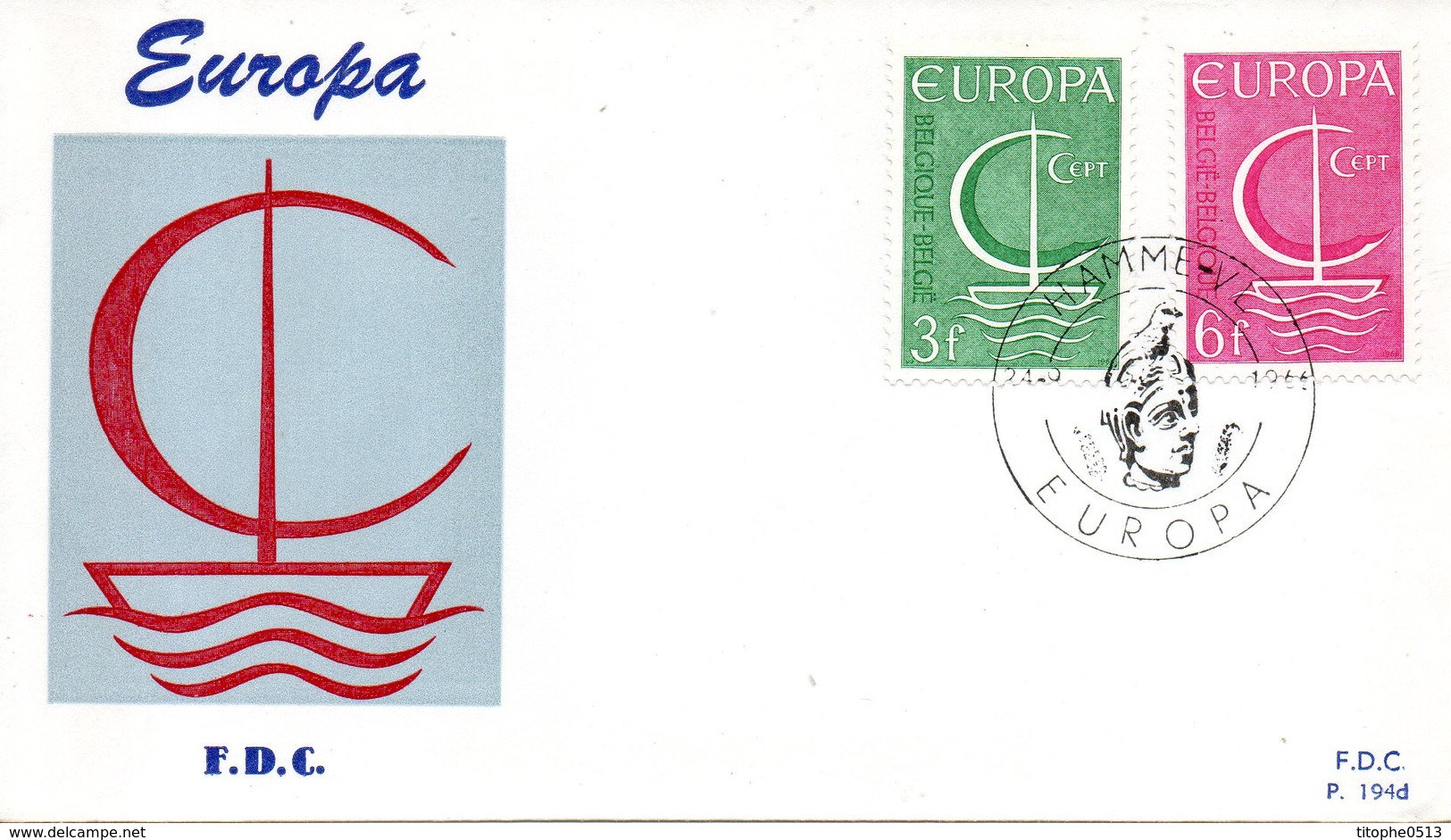 BELGIQUE. N°1389-90 De 1966 Sur Enveloppe 1er Jour. Europa'66. - 1966