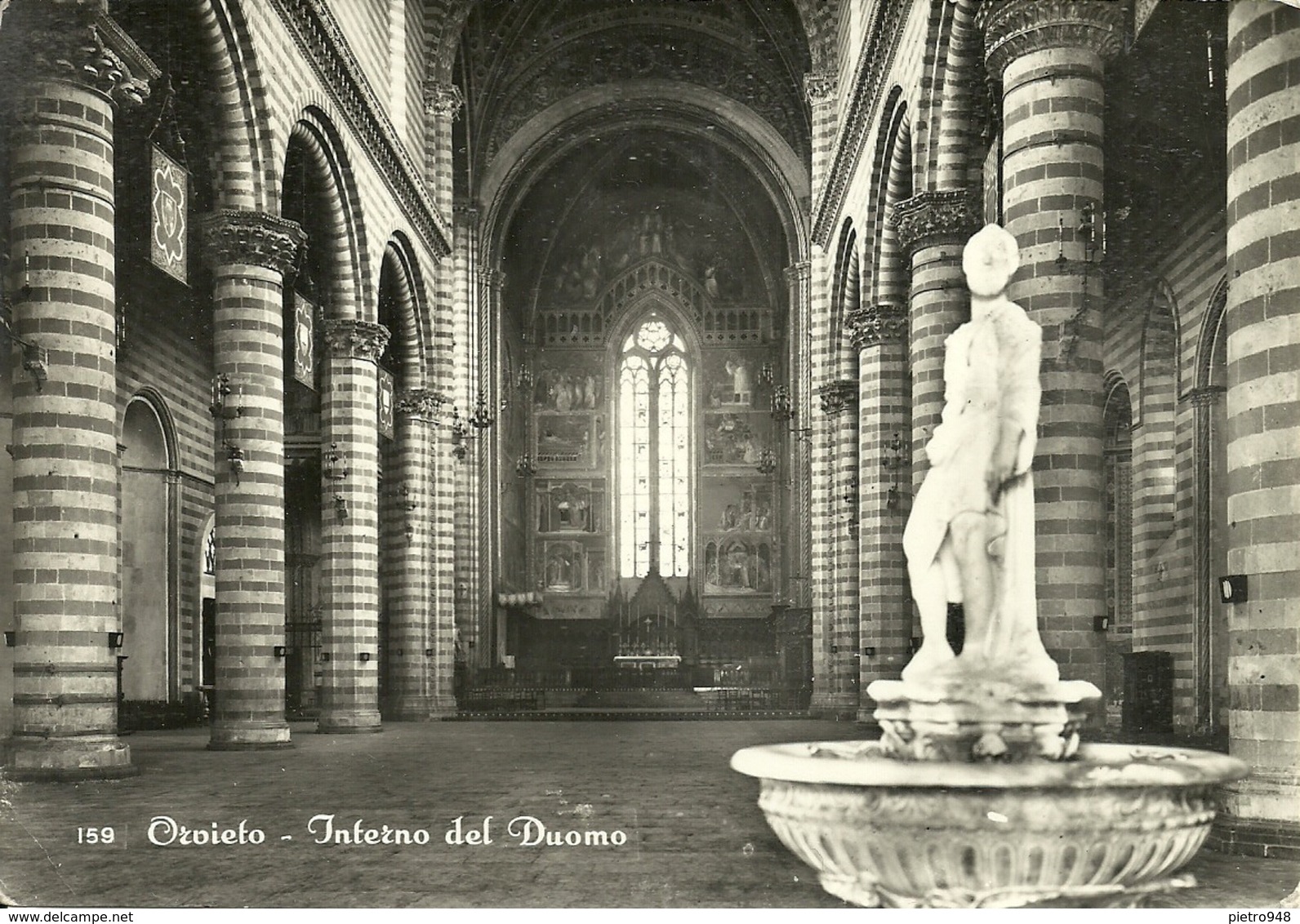 Orvieto (Terni) Duomo, Interno, Acquasantiera, Cathedral, Interior, The Font - Terni