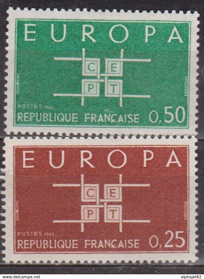 Europa - FRANCE - CEPT - N° 1396-1397 ** - 1963 - Nuevos