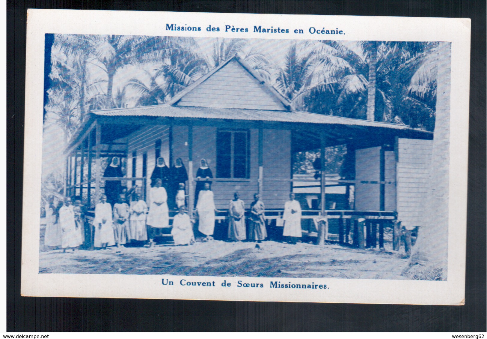 FIDJI Missions Des Pères Maristes En Océanie -Un Couvent De Soeurs Missionnaires Old Postcard - Fidji