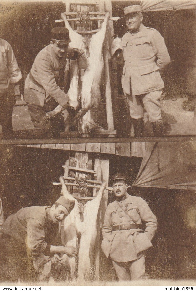 Photo 14-18 Préparation D'un Cochon, Boucher (A216, Ww1, Wk 1) - Guerre 1914-18