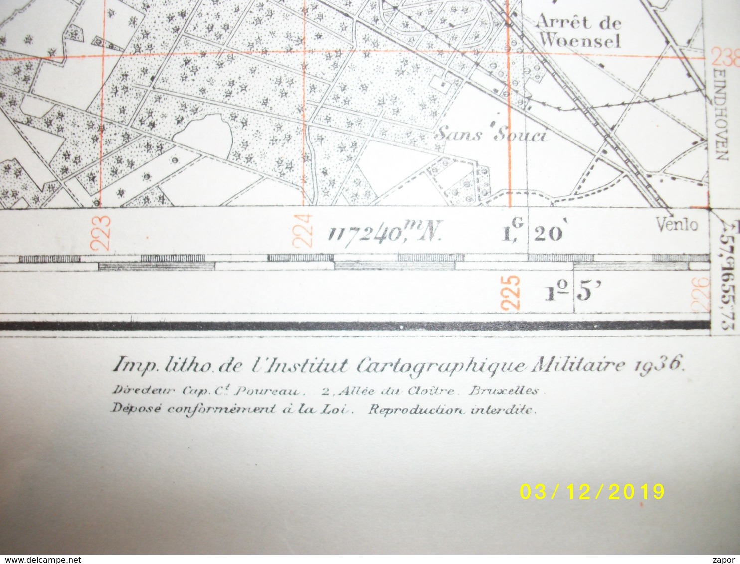 Topografische / Stafkaart Van Maerle - Maarle (Tilburg Berkel Oosterwijk Bokstel Best Oirschot Middelbeers) - Cartes Topographiques