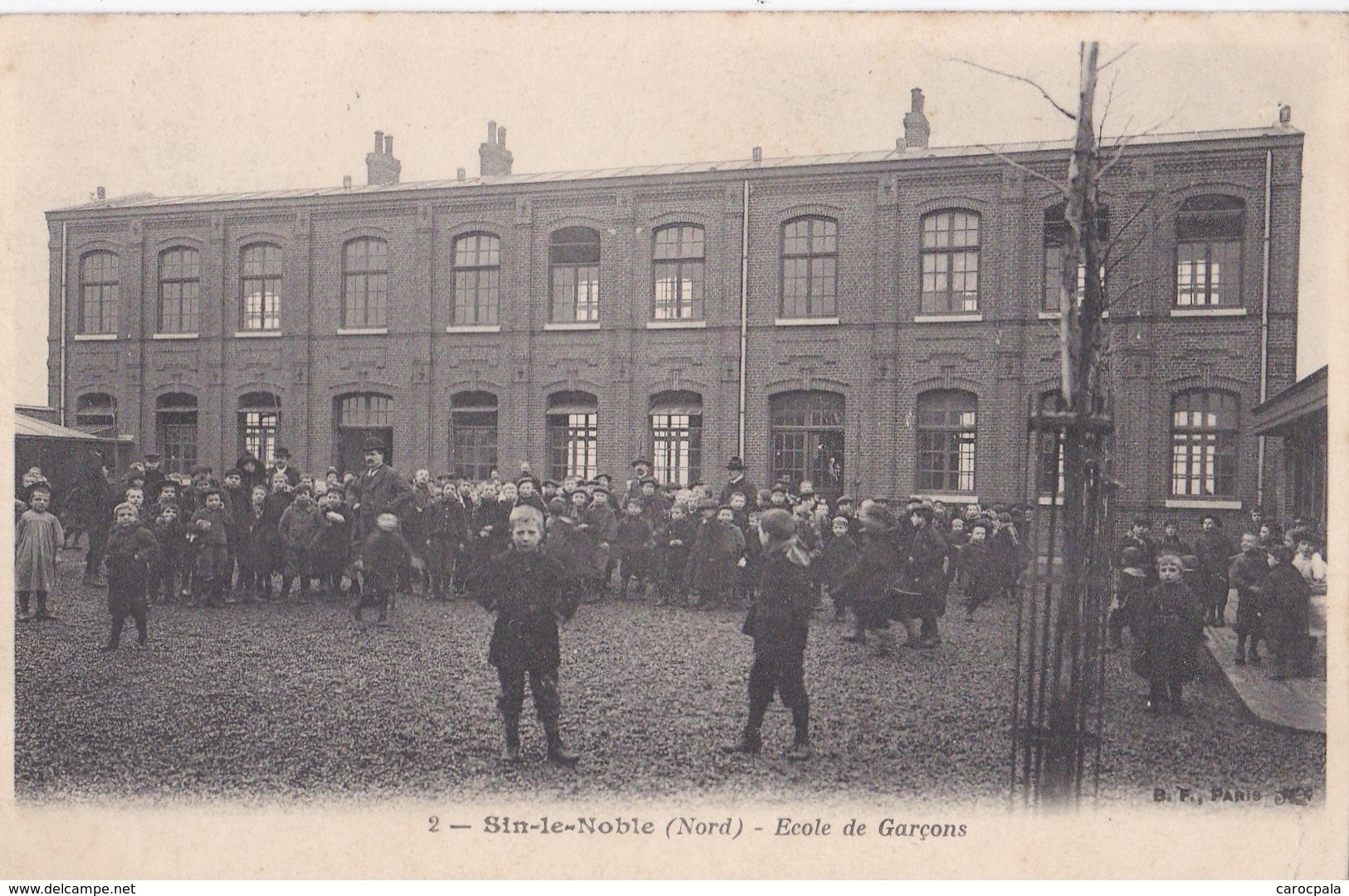 Carte 1908 SIN LE NOBLE / ECOLE DE GARçONS (très Animée) - Sin Le Noble