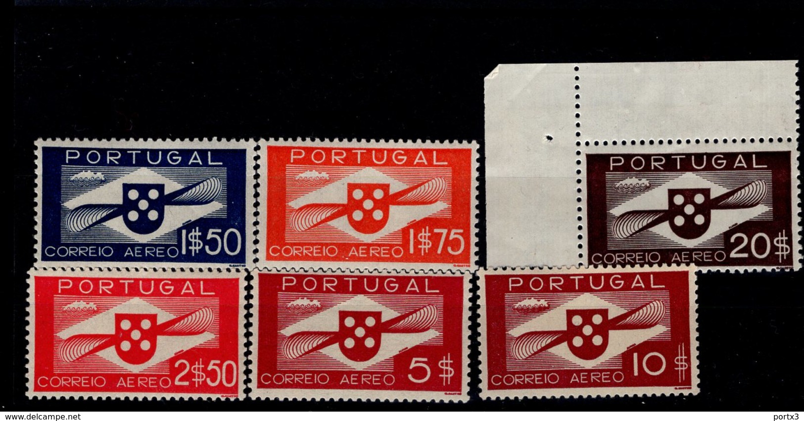 591 - 596 Flugpostmarken MNH ** Neuf Postfrisch - Nuovi