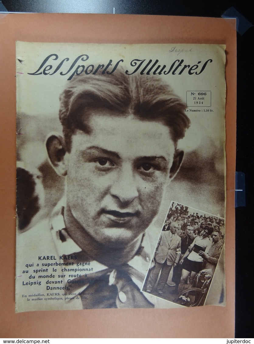 Les Sports Illustrés 1934 N°696 Kaers Svherens Herve Wierinckx Corthout Liège La Gantoise Malines - Deportes