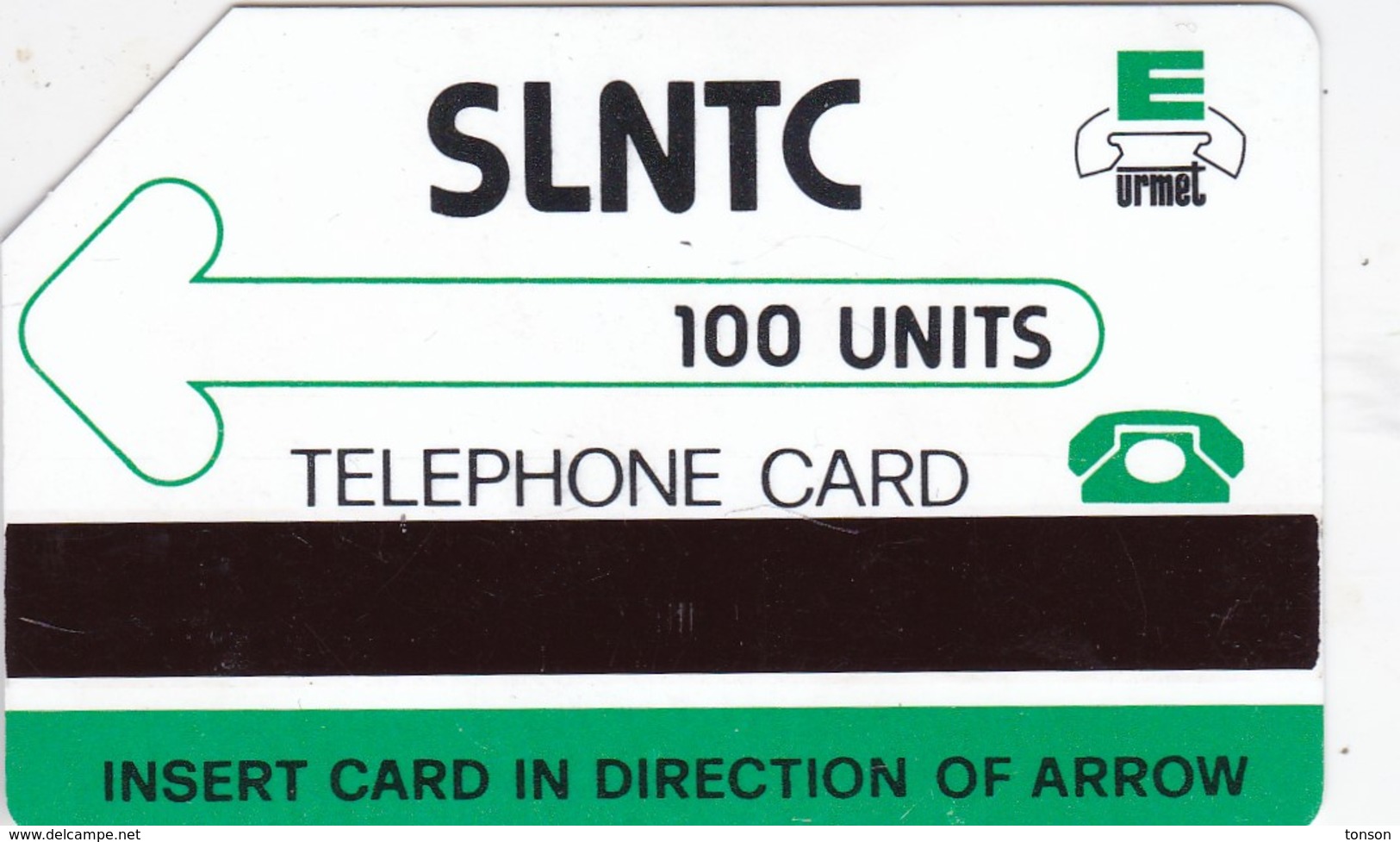 Sierra Leone, SRL-07, 100 Units, Black Logo SLNTC (Urmet Patent), 2 Scans. - Sierra Leone